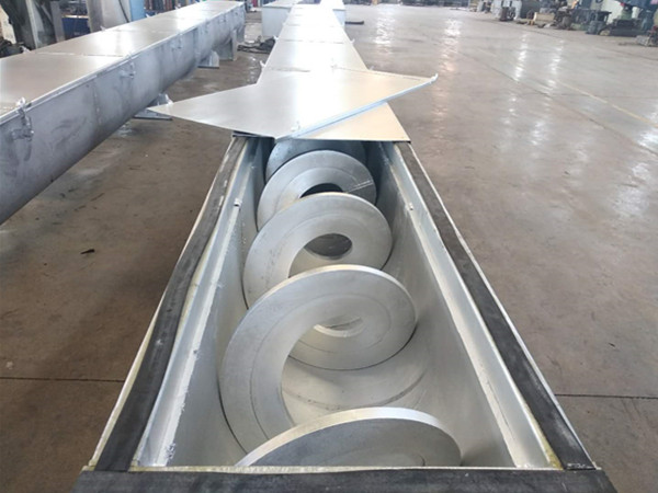 不銹鋼無軸螺旋輸送機   污泥專用絞龍輸送機   重諾廠家定制